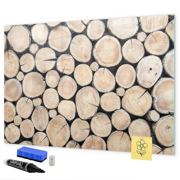 Tablica do rysowania magnetyczna Naturalne drewno w nowoczesnym wydaniu