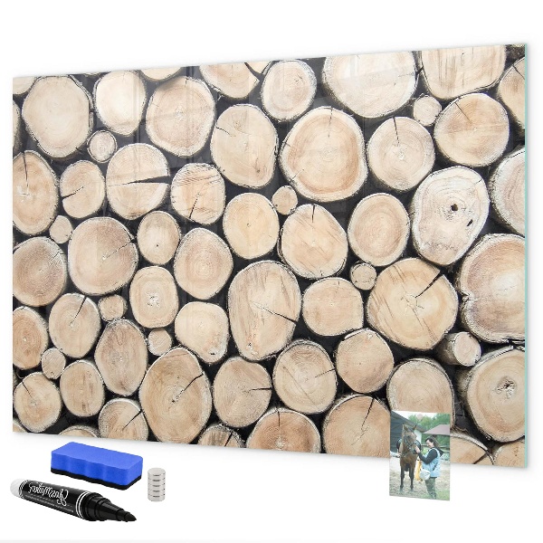 Tablica do rysowania magnetyczna Naturalne drewno w nowoczesnym wydaniu