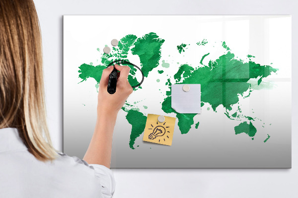 Tablica do rysowania magnetyczna Interaktywna mapa do wspomnień podróżniczych