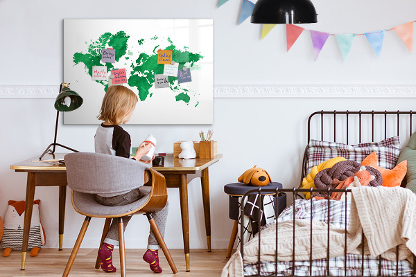 Tablica do rysowania magnetyczna Interaktywna mapa do wspomnień podróżniczych