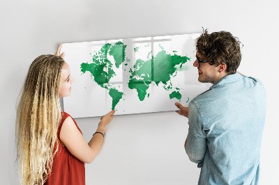 Tablica do rysowania magnetyczna Interaktywna mapa do wspomnień podróżniczych