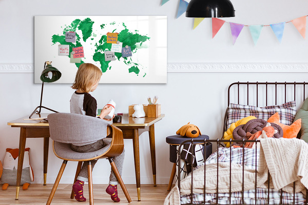 Tablica do rysowania magnetyczna Interaktywna mapa do wspomnień podróżniczych