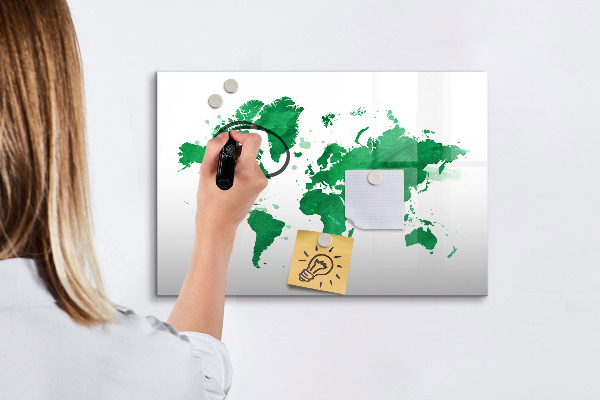 Tablica do rysowania magnetyczna Interaktywna mapa do wspomnień podróżniczych
