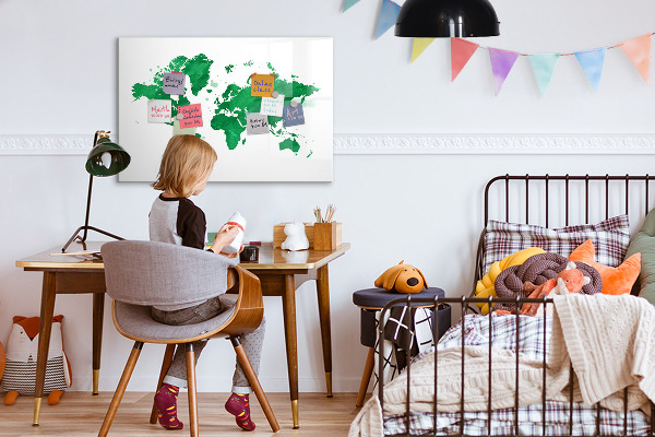 Tablica do rysowania magnetyczna Interaktywna mapa do wspomnień podróżniczych