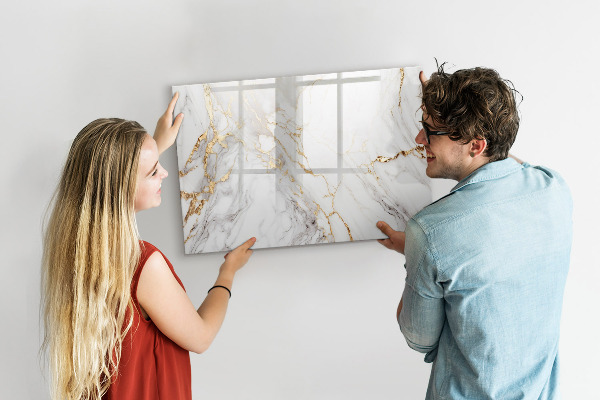 Tablica magnetyczna z pisakiem Stylowa tablica do zdjęć i notatek