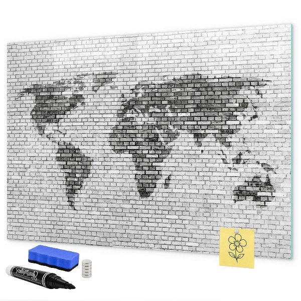 Magnetyczna tablica do rysowania Interaktywna mapa do wyświetlania zdjęć