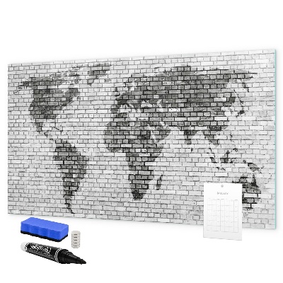Magnetyczna tablica do rysowania Interaktywna mapa do wyświetlania zdjęć