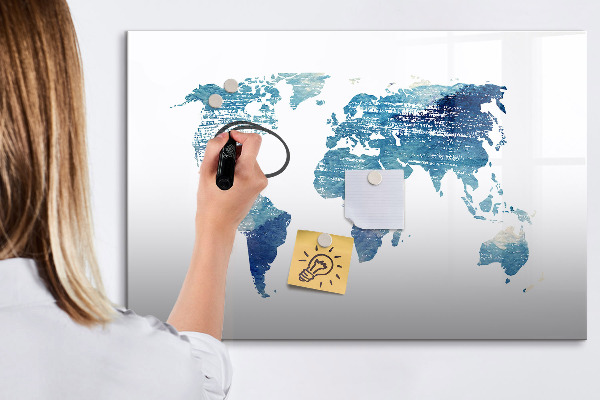 Tablica magnetyczna z pisakiem Mapa wspomnień z osobistymi zdjęciami