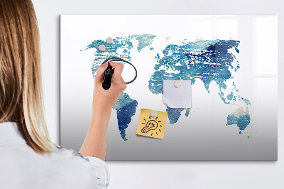Tablica magnetyczna z pisakiem Mapa wspomnień z osobistymi zdjęciami