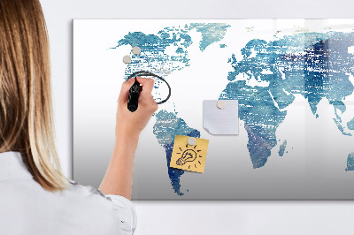 Tablica magnetyczna z pisakiem Mapa wspomnień z osobistymi zdjęciami