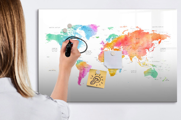 Magnetyczna tablica do rysowania Mapa wspomnień z osobistymi zdjęciami