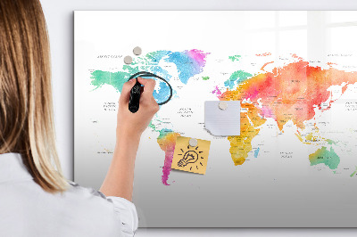Magnetyczna tablica do rysowania Mapa wspomnień z osobistymi zdjęciami