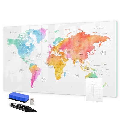 Magnetyczna tablica do rysowania Mapa wspomnień z osobistymi zdjęciami