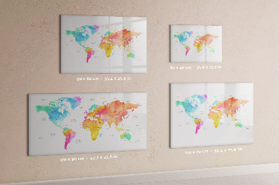 Magnetyczna tablica do rysowania Mapa wspomnień z osobistymi zdjęciami