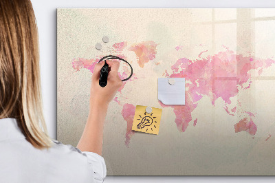 Magnetyczna tablica do rysowania Mapa wspomnień z bliskimi i pupilem