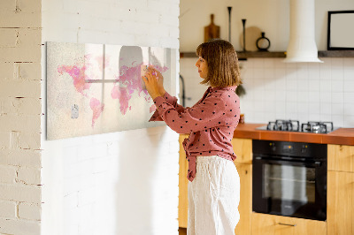 Magnetyczna tablica do rysowania Mapa wspomnień z bliskimi i pupilem