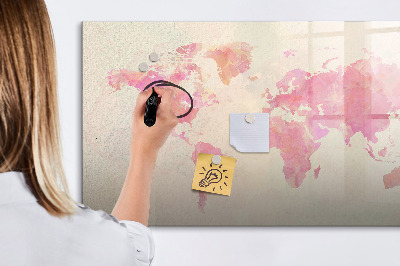 Magnetyczna tablica do rysowania Mapa wspomnień z bliskimi i pupilem
