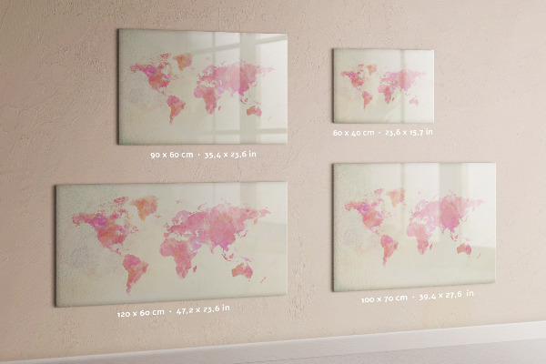 Magnetyczna tablica do rysowania Mapa wspomnień z bliskimi i pupilem