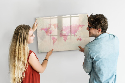 Magnetyczna tablica do rysowania Mapa wspomnień z bliskimi i pupilem