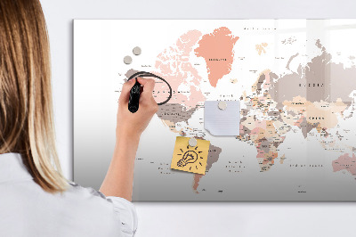 Tablica magnetyczna z pisakiem Mapa wspomnień z ulubionymi zdjęciami