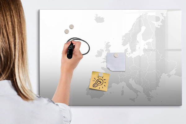 Tablica magnetyczna z pisakiem Interaktywny plakat do zdjęć i notatek