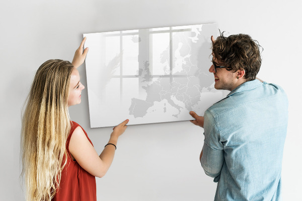 Tablica magnetyczna z pisakiem Interaktywny plakat do zdjęć i notatek