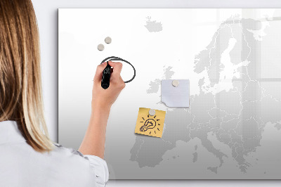 Tablica magnetyczna z pisakiem Interaktywny plakat do zdjęć i notatek