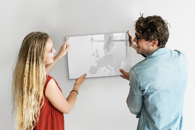 Tablica magnetyczna z pisakiem Interaktywny plakat do zdjęć i notatek
