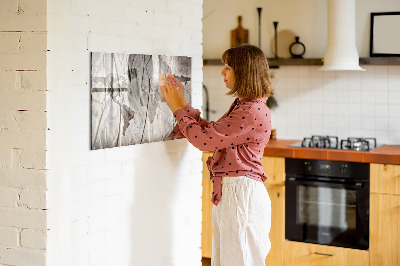 Tablica do rysowania magnetyczna Mapa świata z zdjęciami i akcesoriami
