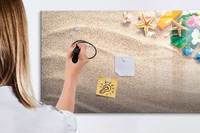 Magnetyczna tablica do rysowania Letnie wspomnienia na plaży