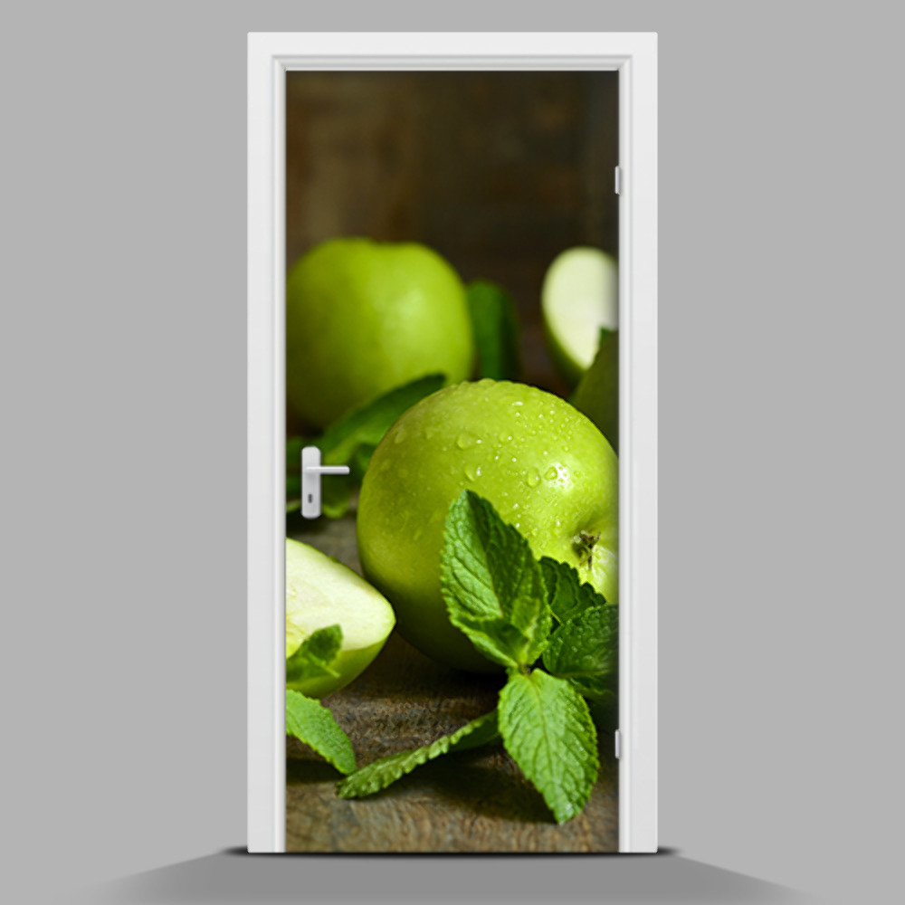 Naklejka na drzwi Apetyczne jabłka