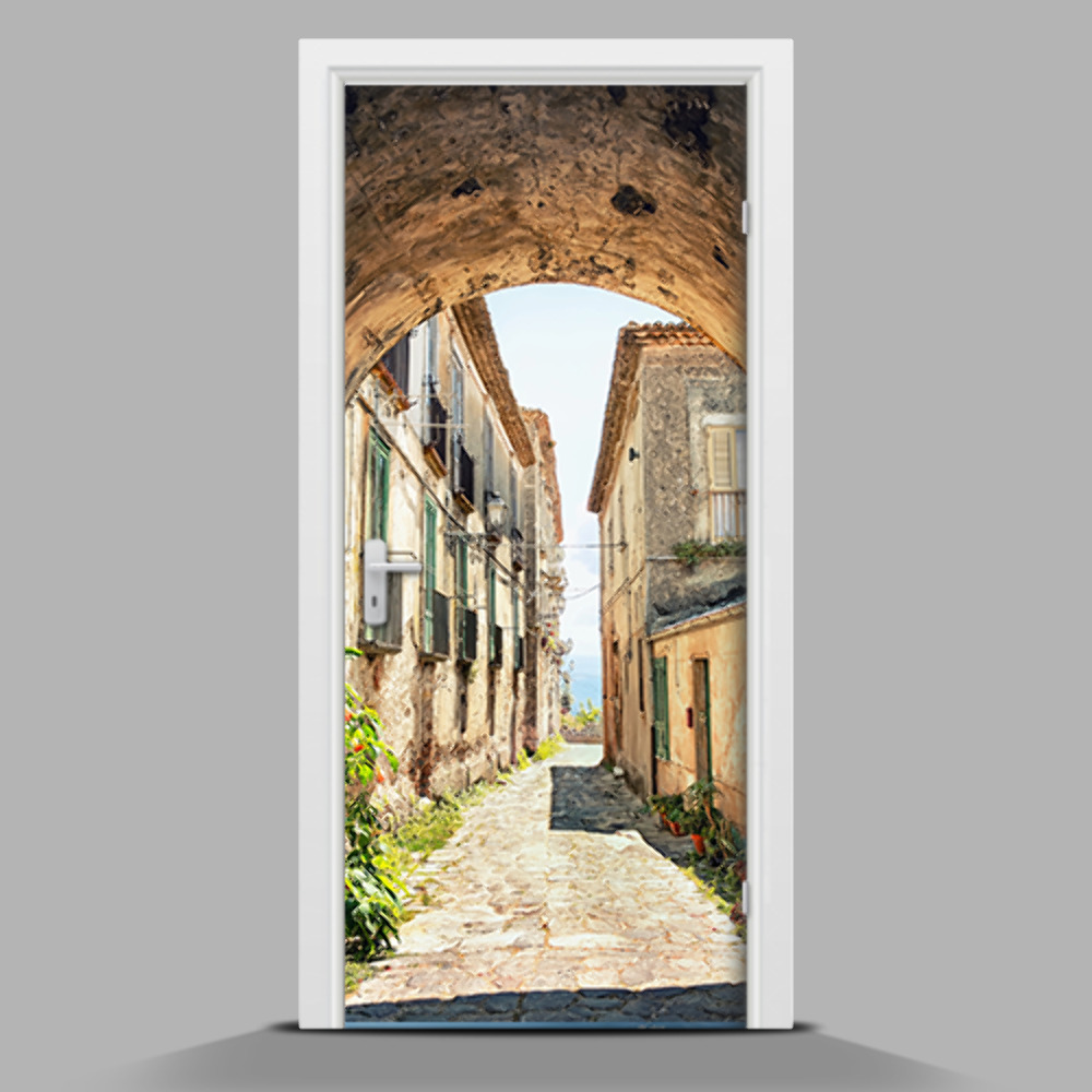 Naklejka na drzwi samoprzylepna Włoskie widoki