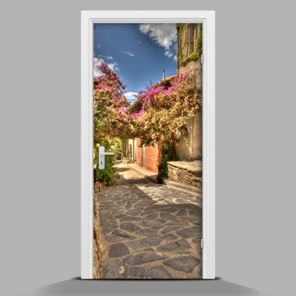 Naklejka na drzwi Greckie miasteczko