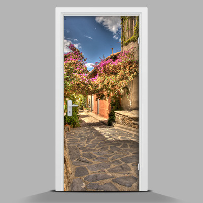 Naklejka na drzwi Greckie miasteczko