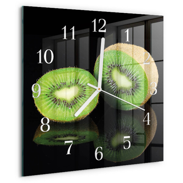 Kwadratowy zegar Kiwi