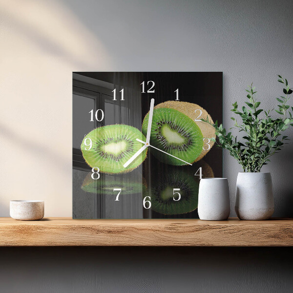 Kwadratowy zegar Kiwi