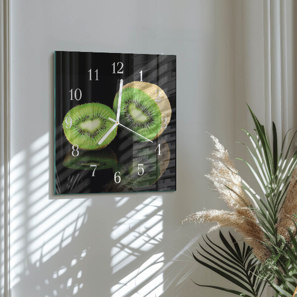 Kwadratowy zegar Kiwi