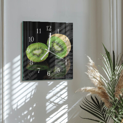 Kwadratowy zegar Kiwi