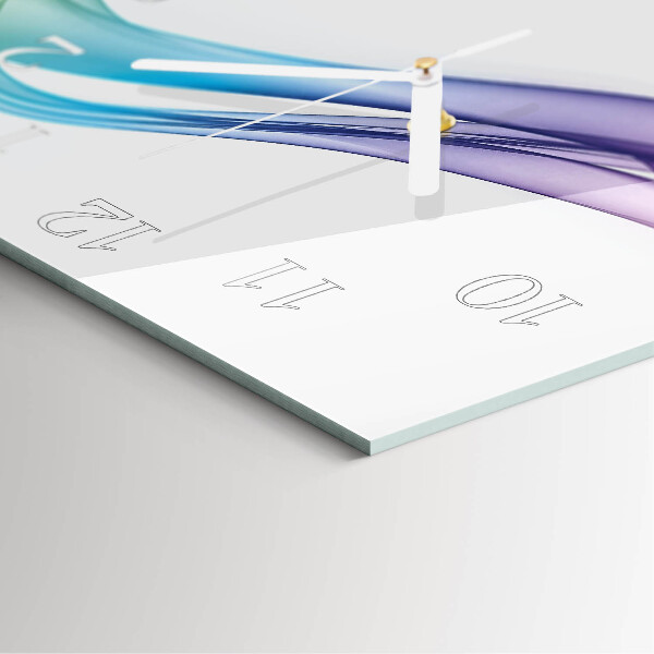 Zegar ścienny kwadratowy Abstrakcyjne Linie