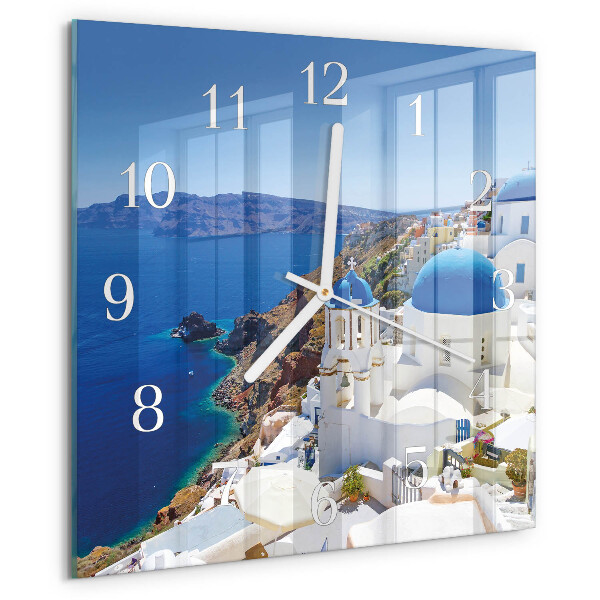 Kwadratowy zegar Santorini