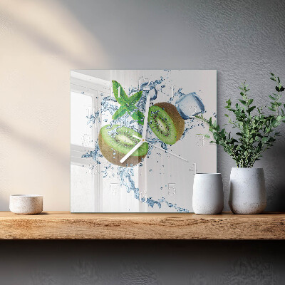 Zegar ścienny kwadratowy Kiwi