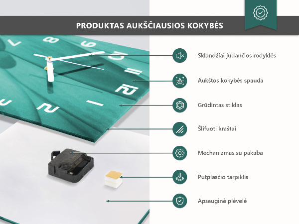 Zegar kwadratowy Abstrakcja