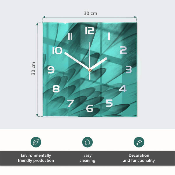 Zegar kwadratowy Abstrakcyjne Linie