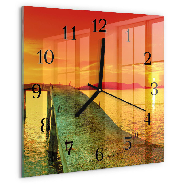 Zegar kwadratowy Most