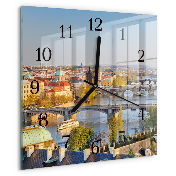Zegar kwadratowy Miasto Praga