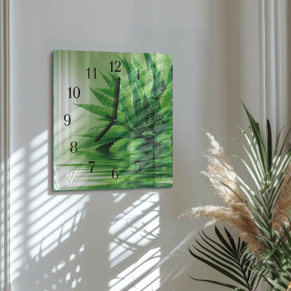Zegar kwadratowy Aloes
