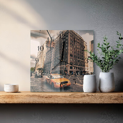 Zegar kwadratowy Taxi