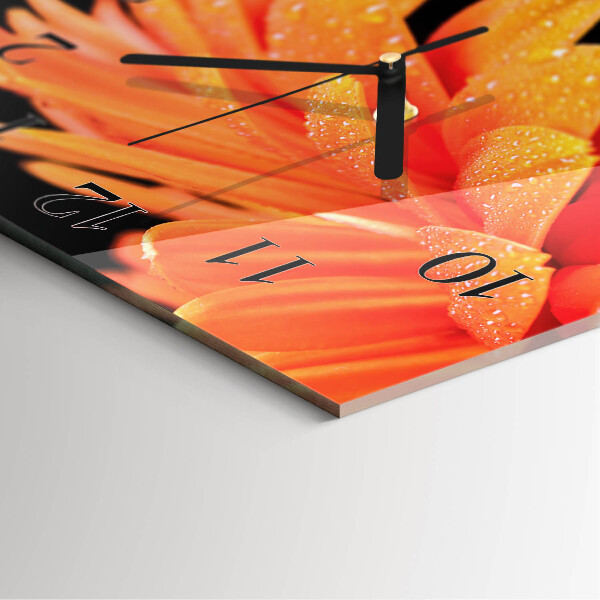 Zegar kwadratowy Gerbera