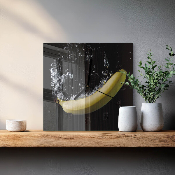 Zegar kwadratowy Banan