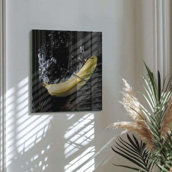 Zegar kwadratowy Banan